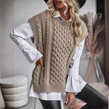 Knitted Fashion Camisole Plus Size Knitwear